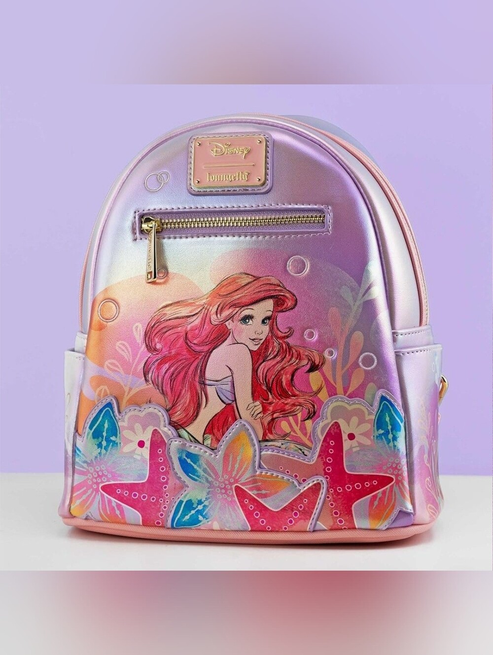 UK Exclusive Loungefly x Disney The Little Mermaid Ariel Floral Backpack 🧜🏻‍♀️